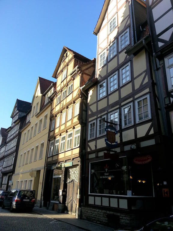 Alte Rathausschaenke - Hotel Garni Hannoversch Münden Exteriör bild